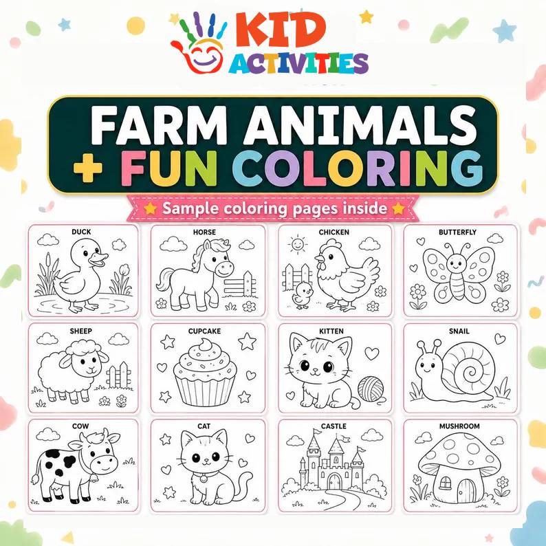 Mega Kids Learning Activities Bundle – 15,000+ Printable Educational Games & Worksheets
